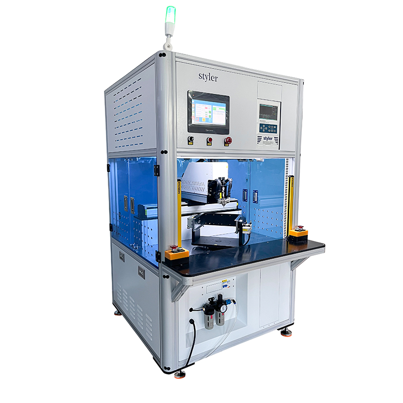 Seven-axis simplex automatic spot welder